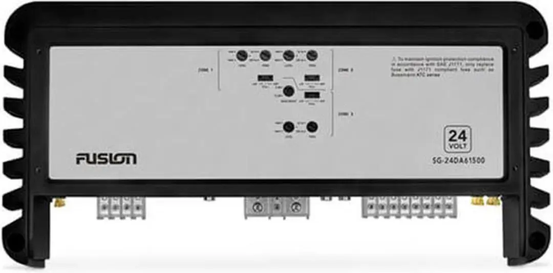 Fusion SG-24DA61500 6-kanaals Versterker - 24V - afbeelding 3 van 4