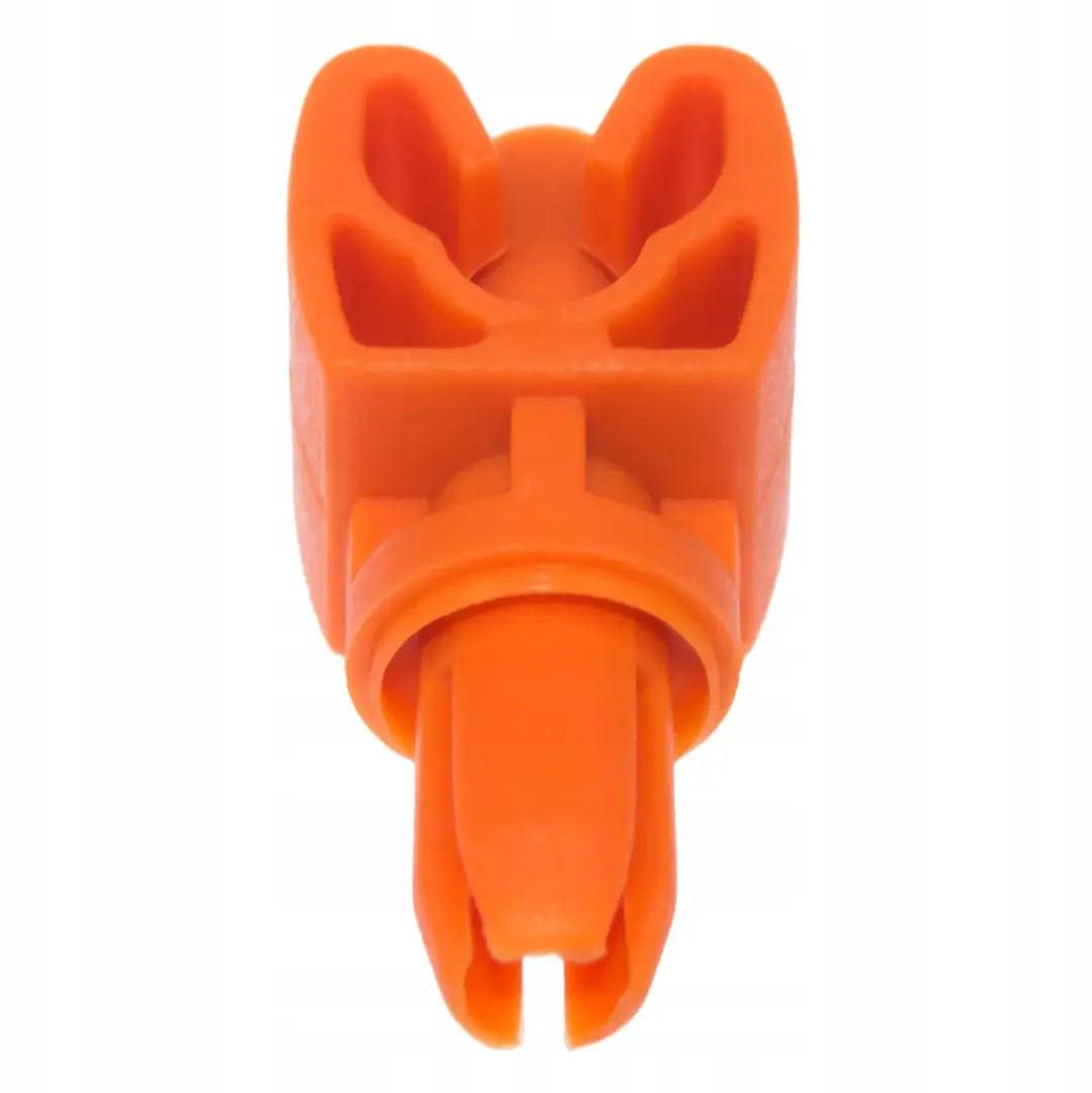 Merkloze remleidinghouder, enkele clip, 6mm