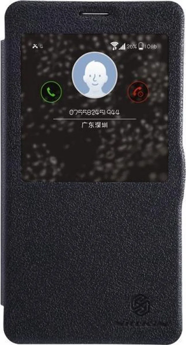 Nillkin Leather Case Galaxy Note 4 - Zwart - afbeelding 2 van 6