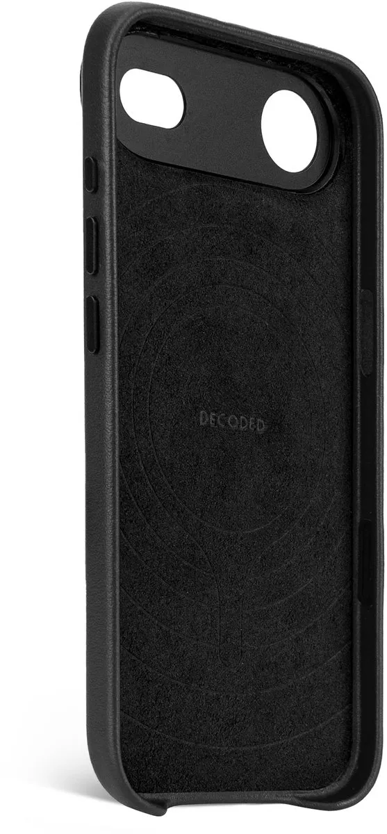 Decoded Leren Hoesje DEC-I1701-BK - iPhone 17 Air - MagSafe - Zwart