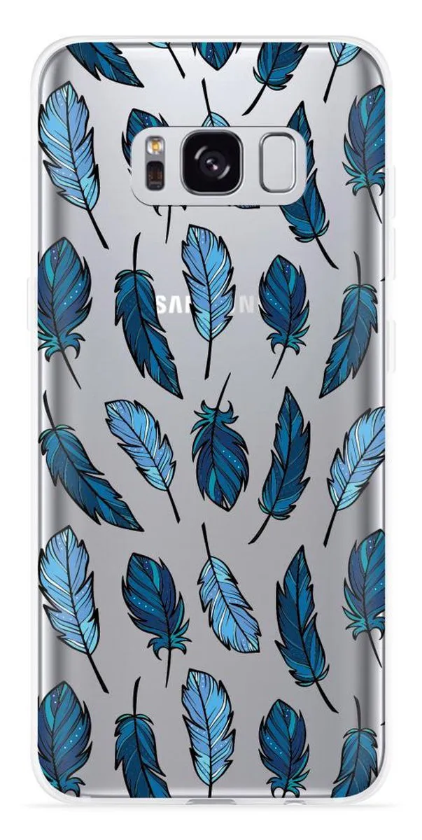 Just in Case Galaxy S8 Hoesje Feathers
