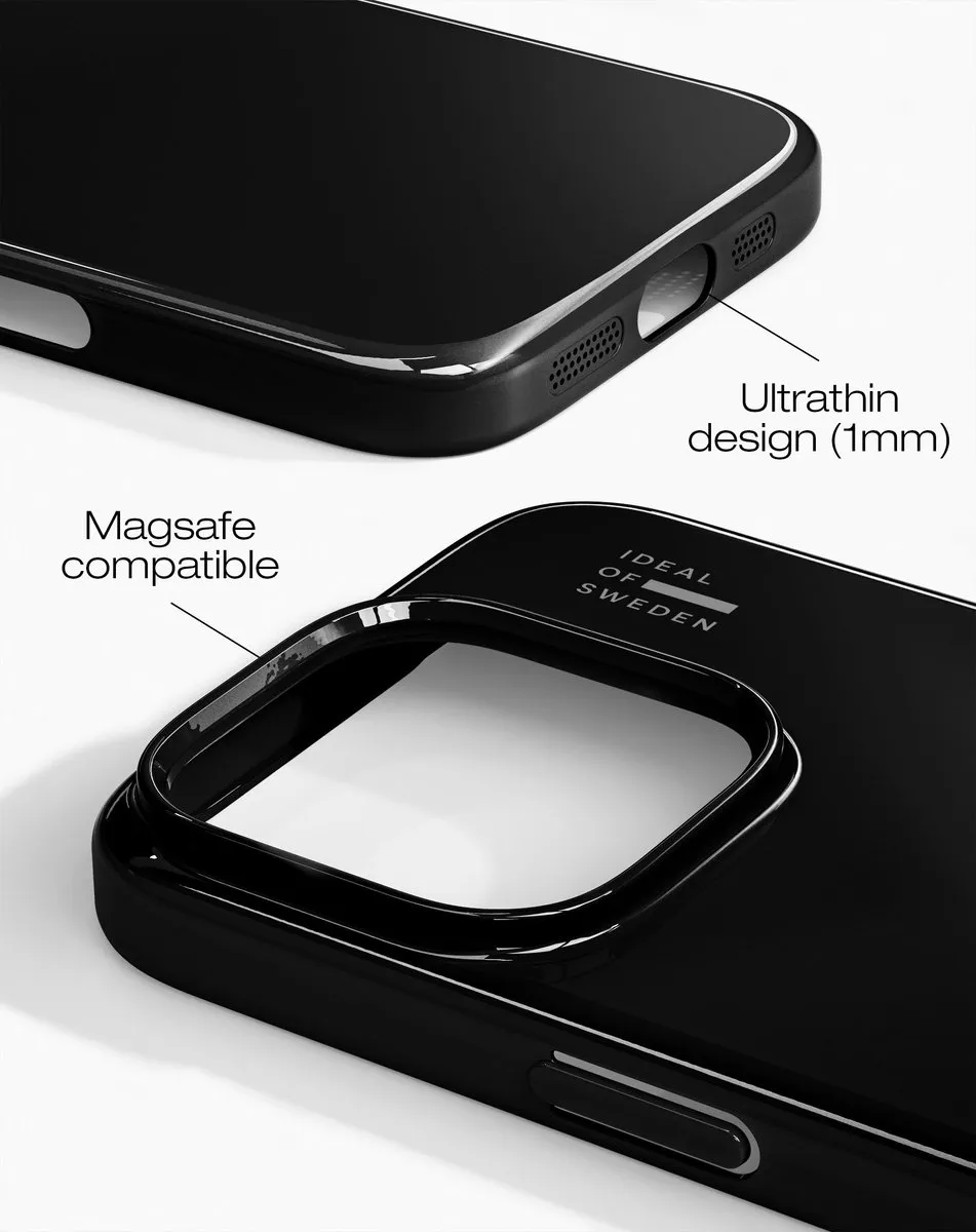 iDeal of Sweden iPhone 16 Pro Slim Case MagSafe Glossy Black