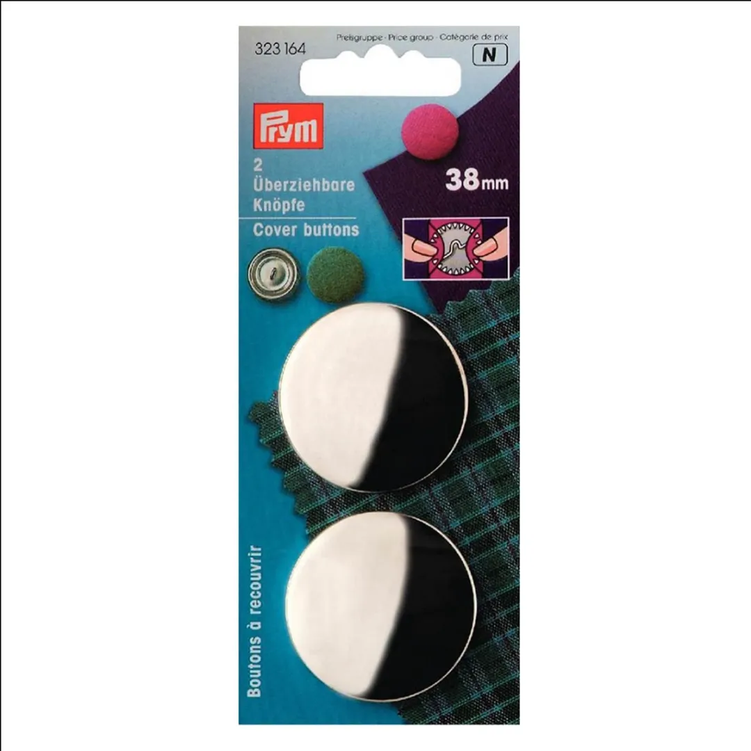 Prym Stofknopen 38mm - Gouddor - 2 Stuks