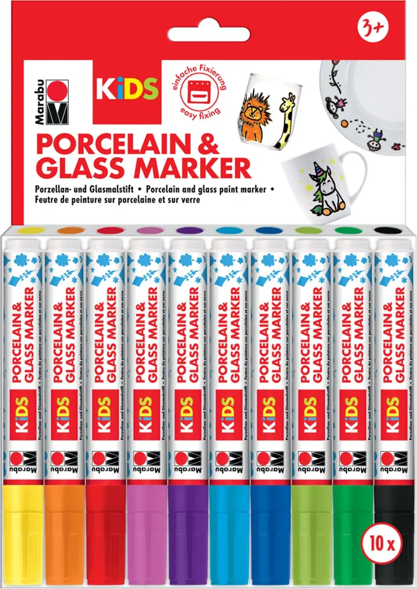 Marabu Kids Porselein & Glasmarkers