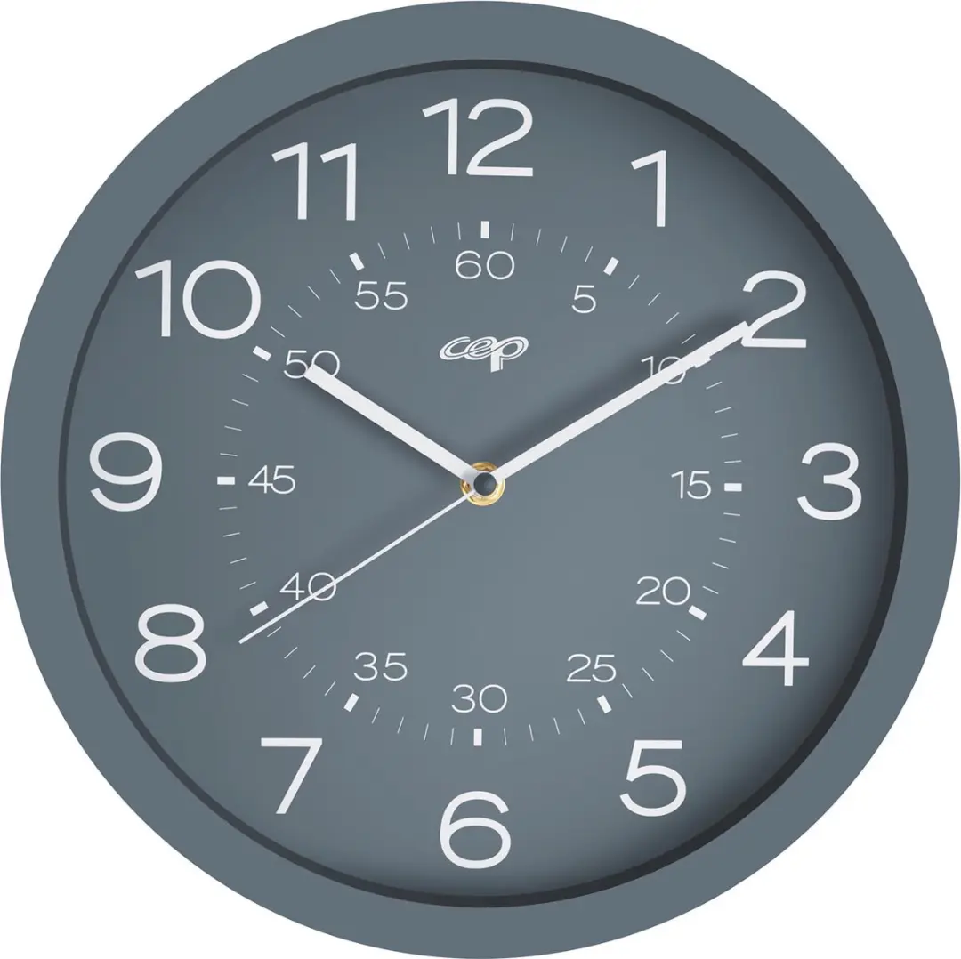 Wandklok CEP Mineral 30cm grijs