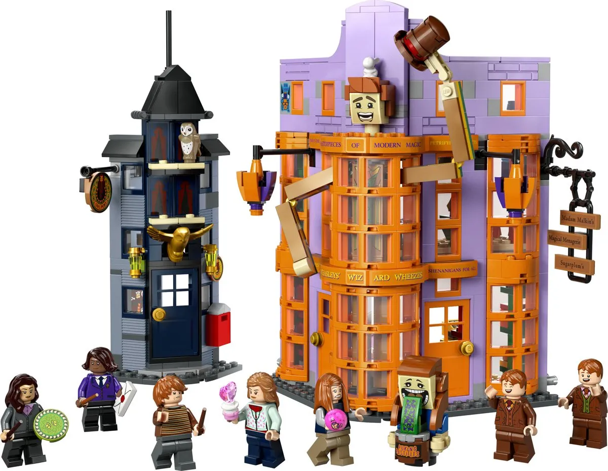 LEGO Harry Potter De Wegisweg Topfopshop 2in1 Set 76422 - 834 Stukken