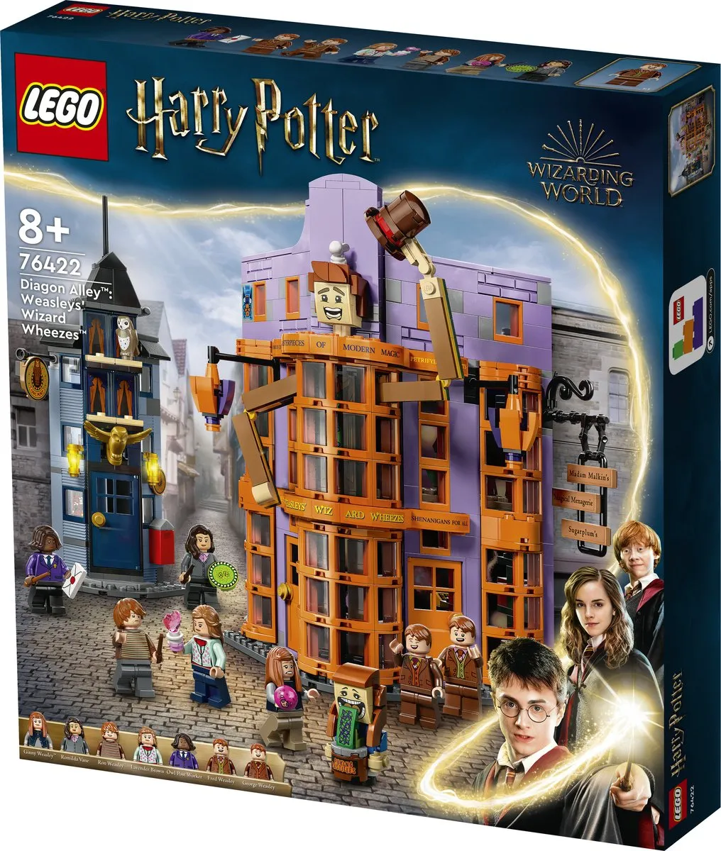 LEGO Harry Potter De Wegisweg Topfopshop 2in1 Set 76422 - 834 Stukken - afbeelding 6 van 6