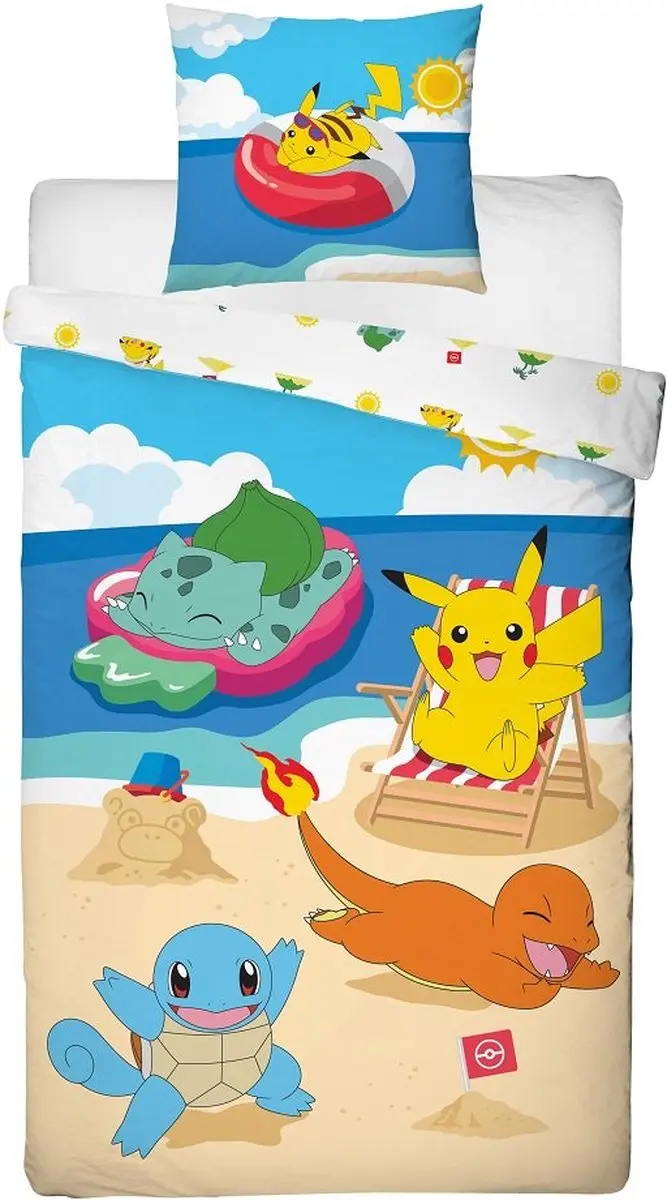 Pokémon Dekbedovertrek 140x200 cm
