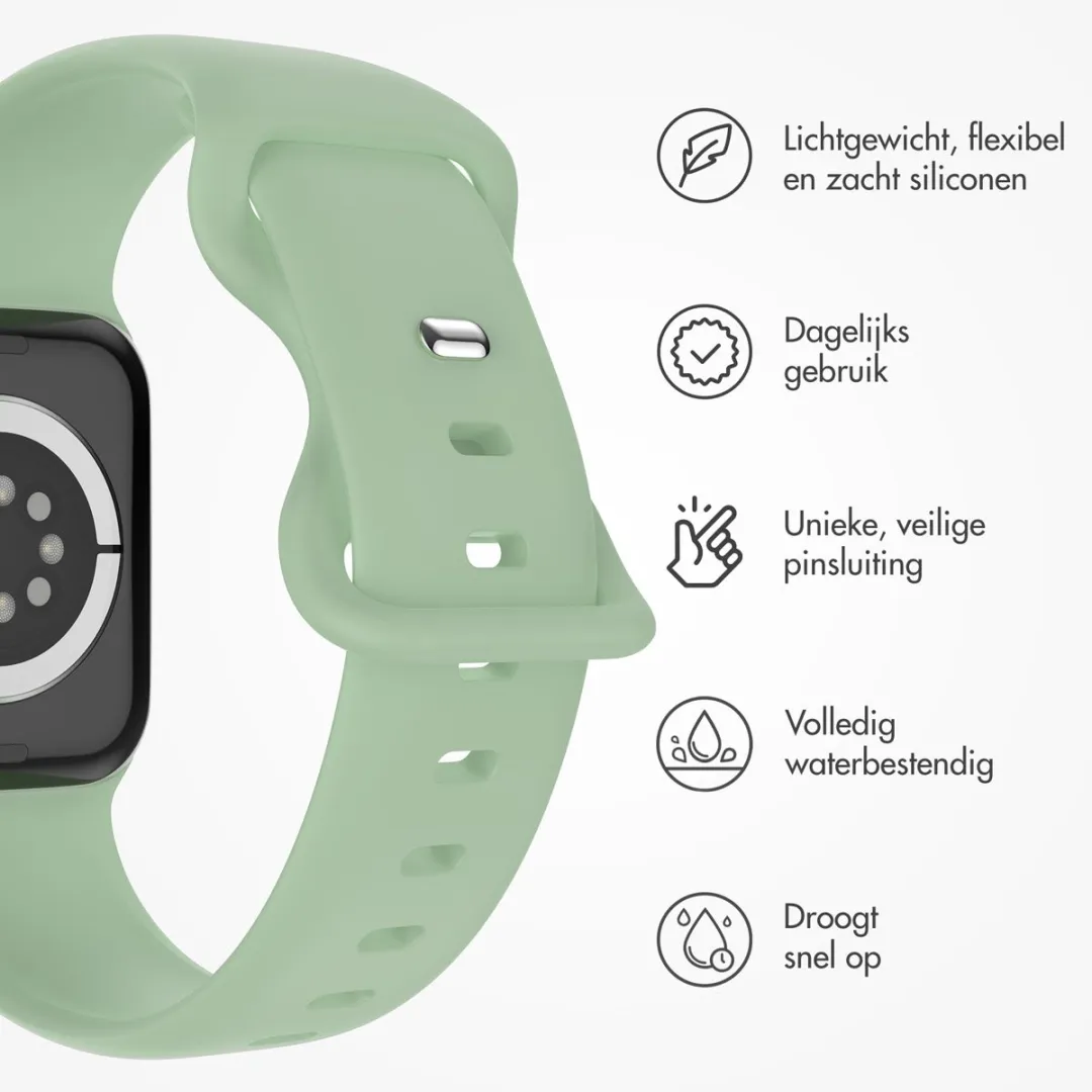 Imoshion Siliconen Bandje Apple Watch 38-42mm - Groen