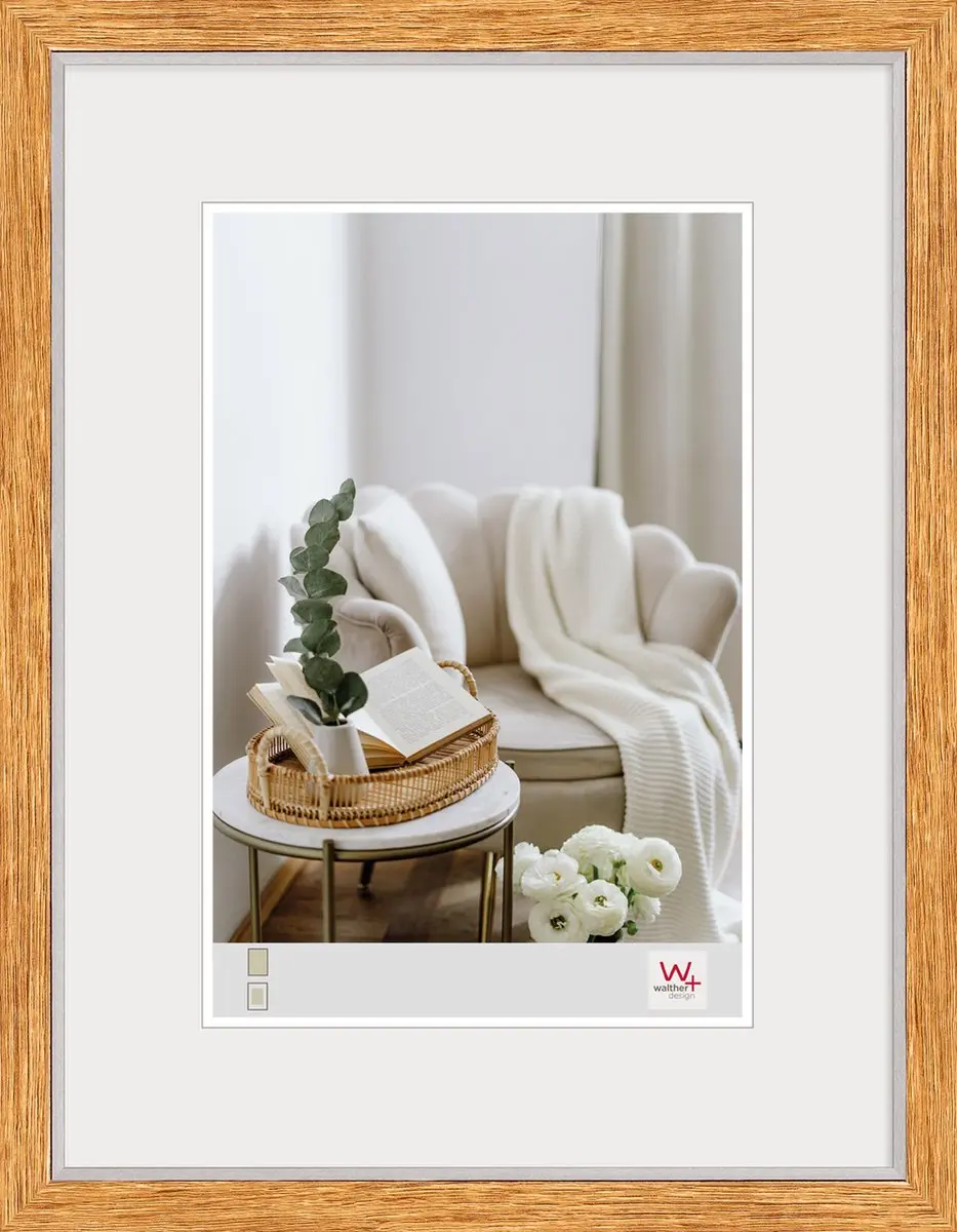Walther Hygge - MDF Wooden lijst - Fotoformaat 30x40 cm - Eiken