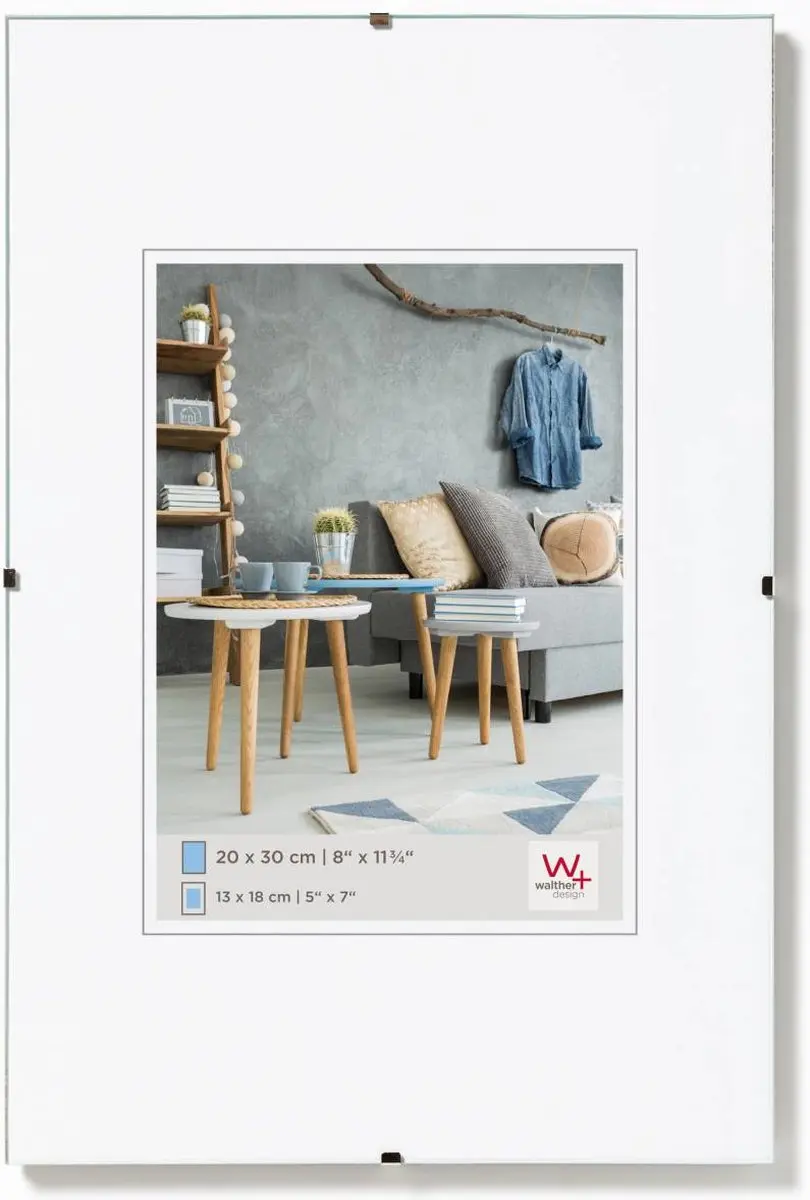 Walther Fotolijstloze schilderijhouders (clip frame)