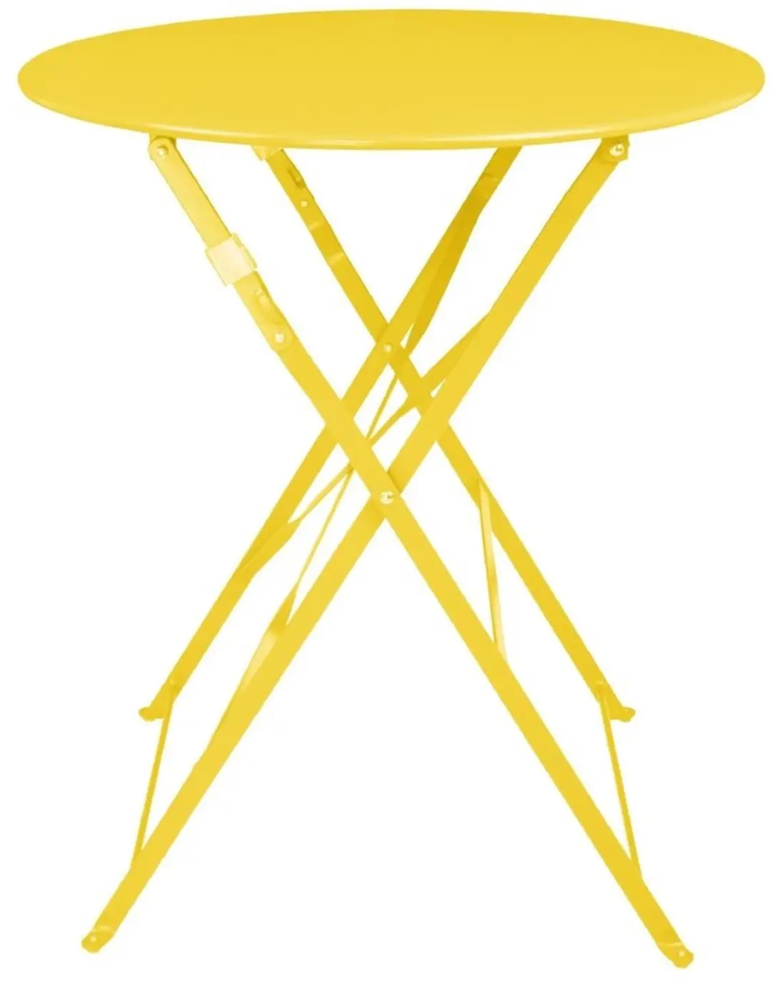 Bolero Perth zachtgele trottoirstijl ronde tafel 600 mm