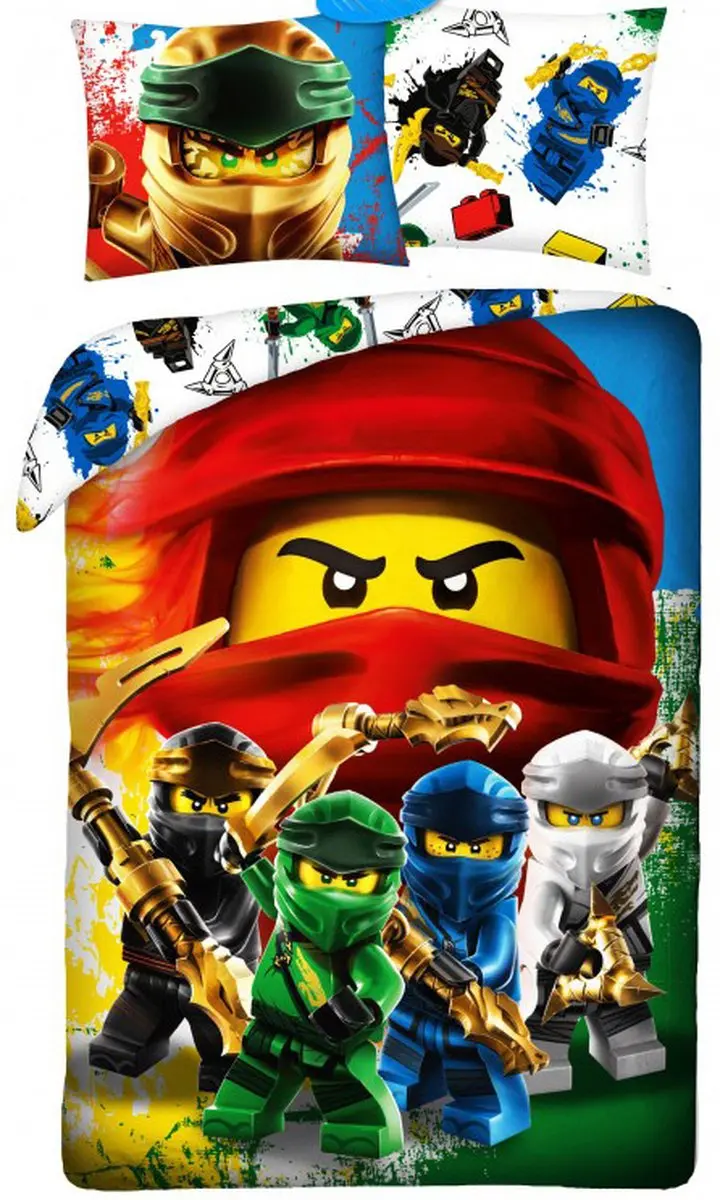 Lego Ninjago dekbedovertrek Ready 140 x 200 cm