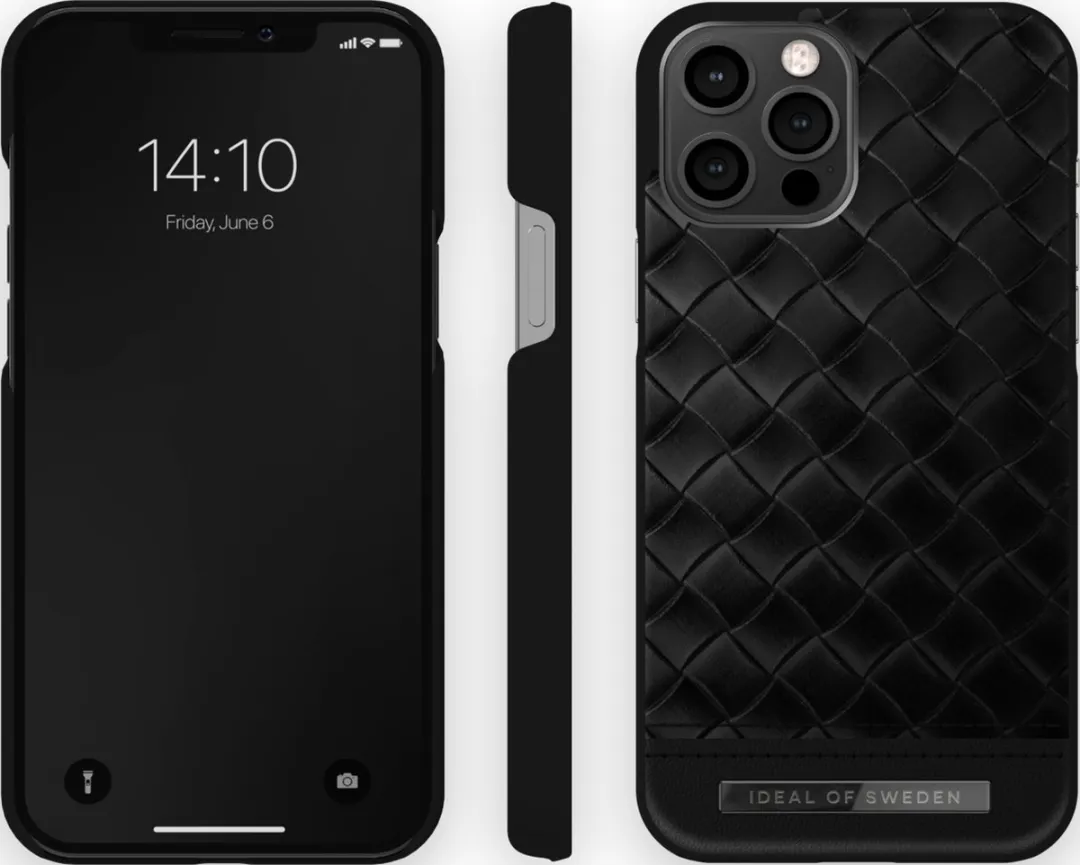 iDeal of Sweden Atelier Case Unity iPhone 12/12 Pro - Onyx Black