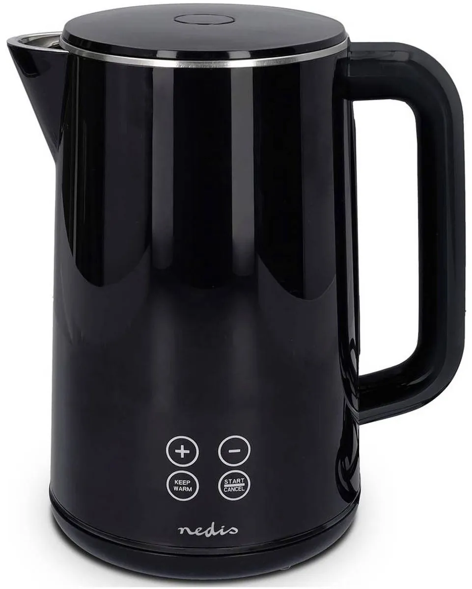 Nedis KAWK362EBK Waterkoker 1.7L - 2200W - Zwart