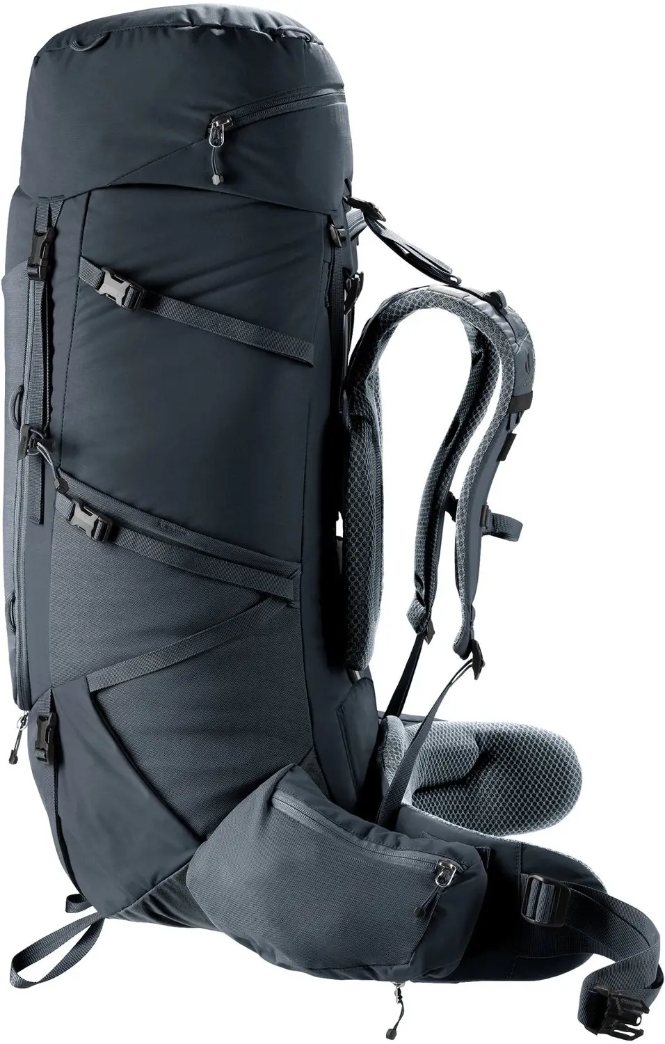 Deuter Aircontact Core 60+10 Trekkingrugzak - 60 l - Zwart - afbeelding 5 van 6
