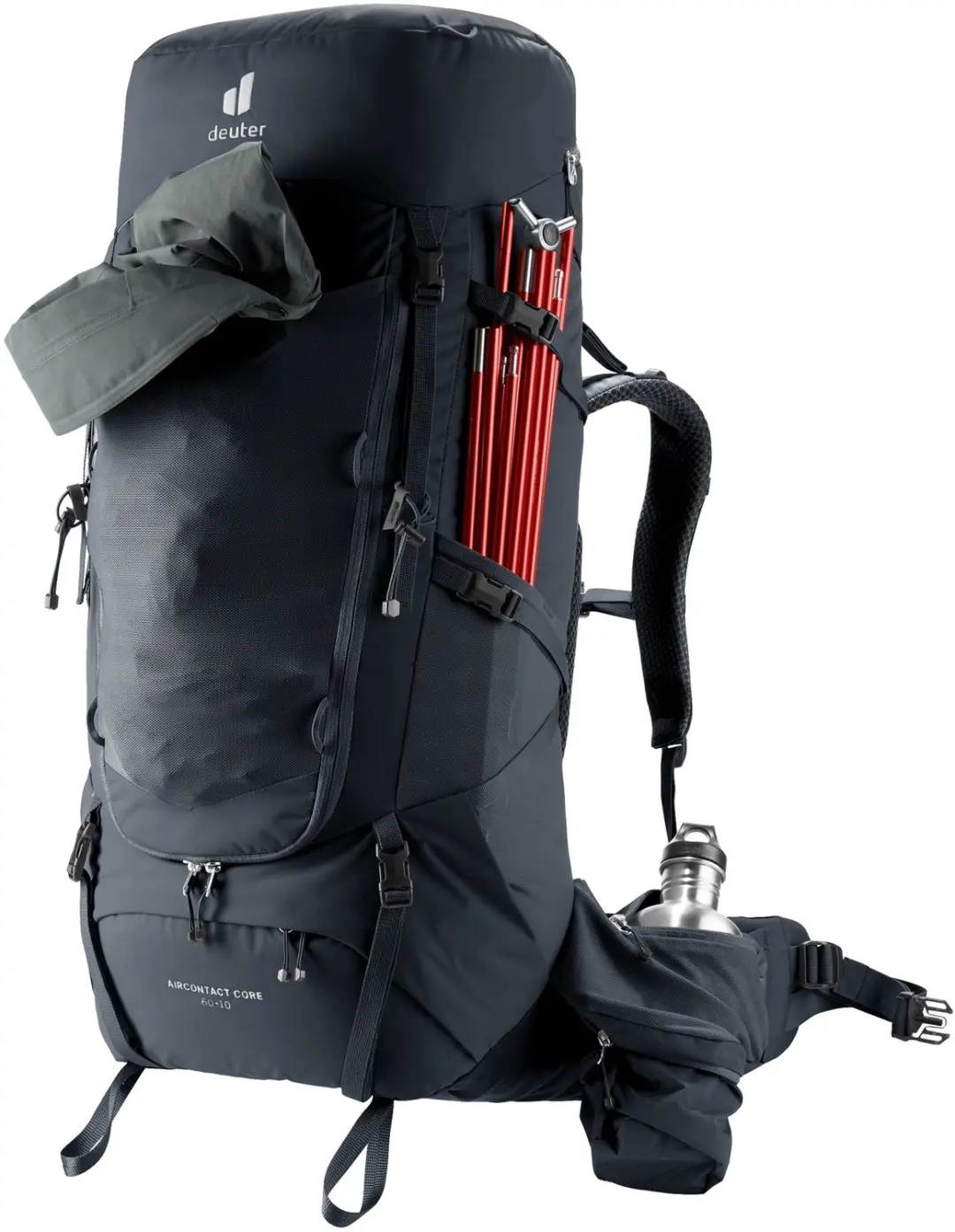 Deuter Aircontact Core 60+10 Trekkingrugzak - 60 l - Zwart - afbeelding 6 van 6