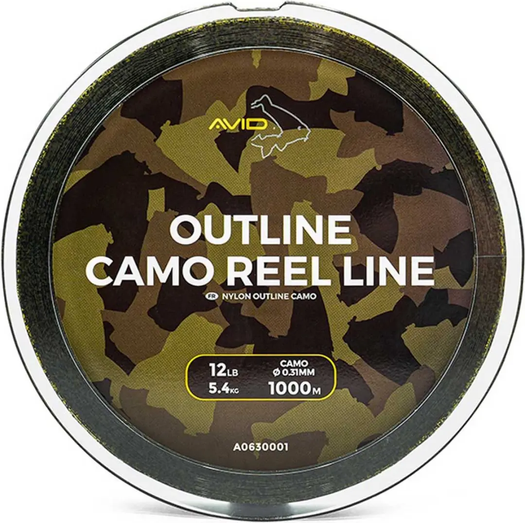 Avid Outline Camo Reel Line 1000m