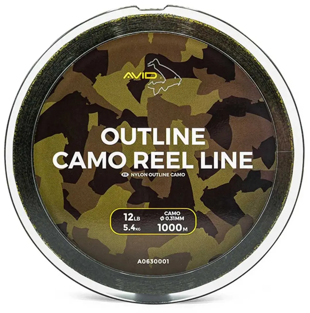 Avid Outline Camo Reel Line 1000m - 15lb - 0.33mm - afbeelding 6 van 6