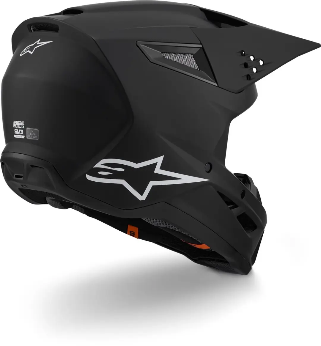 Alpinestars S-M3 Crosshelm - Mat Zwart - XL - afbeelding 6 van 6