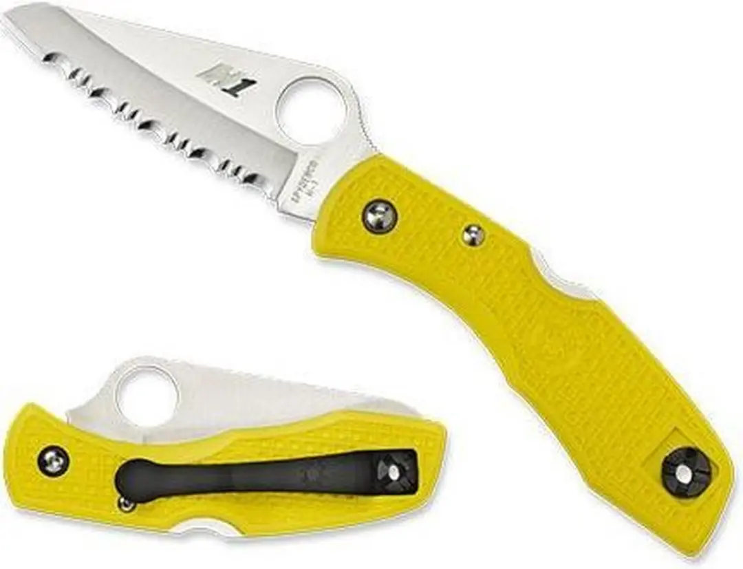 Spyderco Atlantic Salt Yellow Frn C89yl