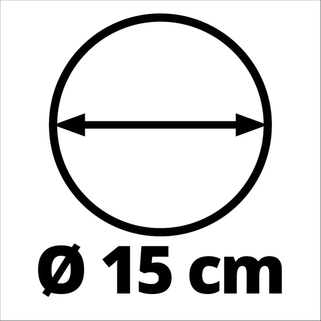Einhell Roterende Wasborstel 4144017 - ⌀15cm - afbeelding 3 van 3
