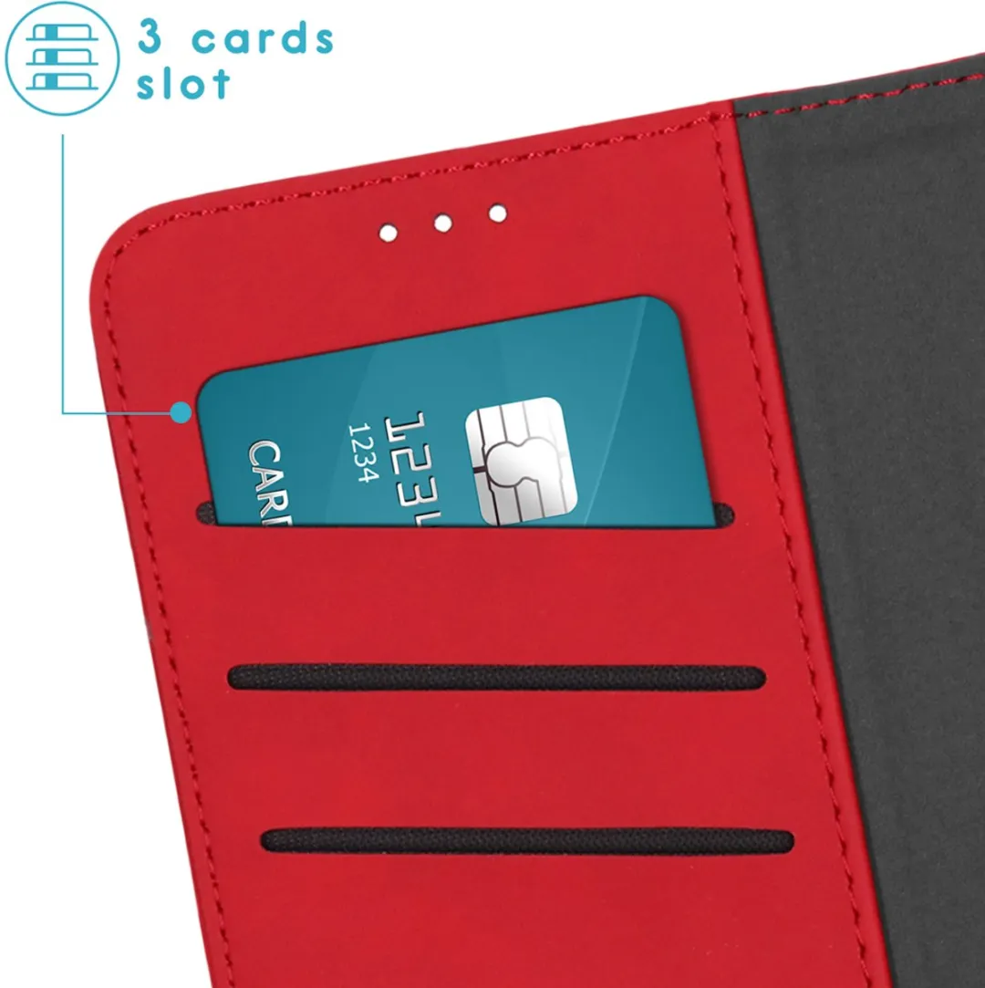 Imoshion Hoesje Samsung Galaxy S24 Ultra 2-in-1 Bookcase - Rood