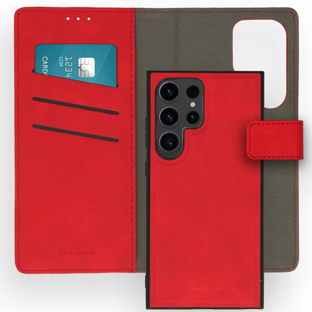 Imoshion Hoesje Samsung Galaxy S24 Ultra 2-in-1 Bookcase - Rood
