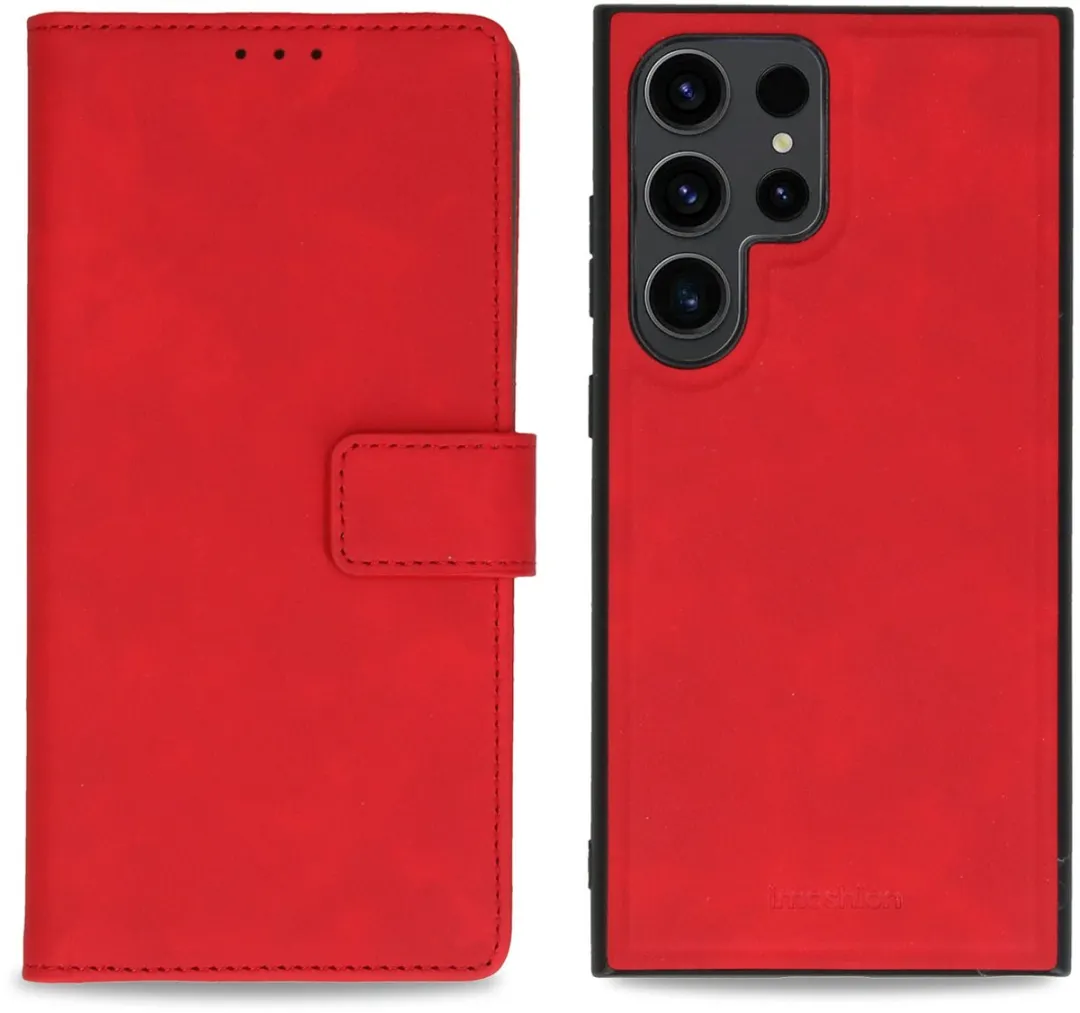 Imoshion Hoesje Samsung Galaxy S24 Ultra 2-in-1 Bookcase - Rood