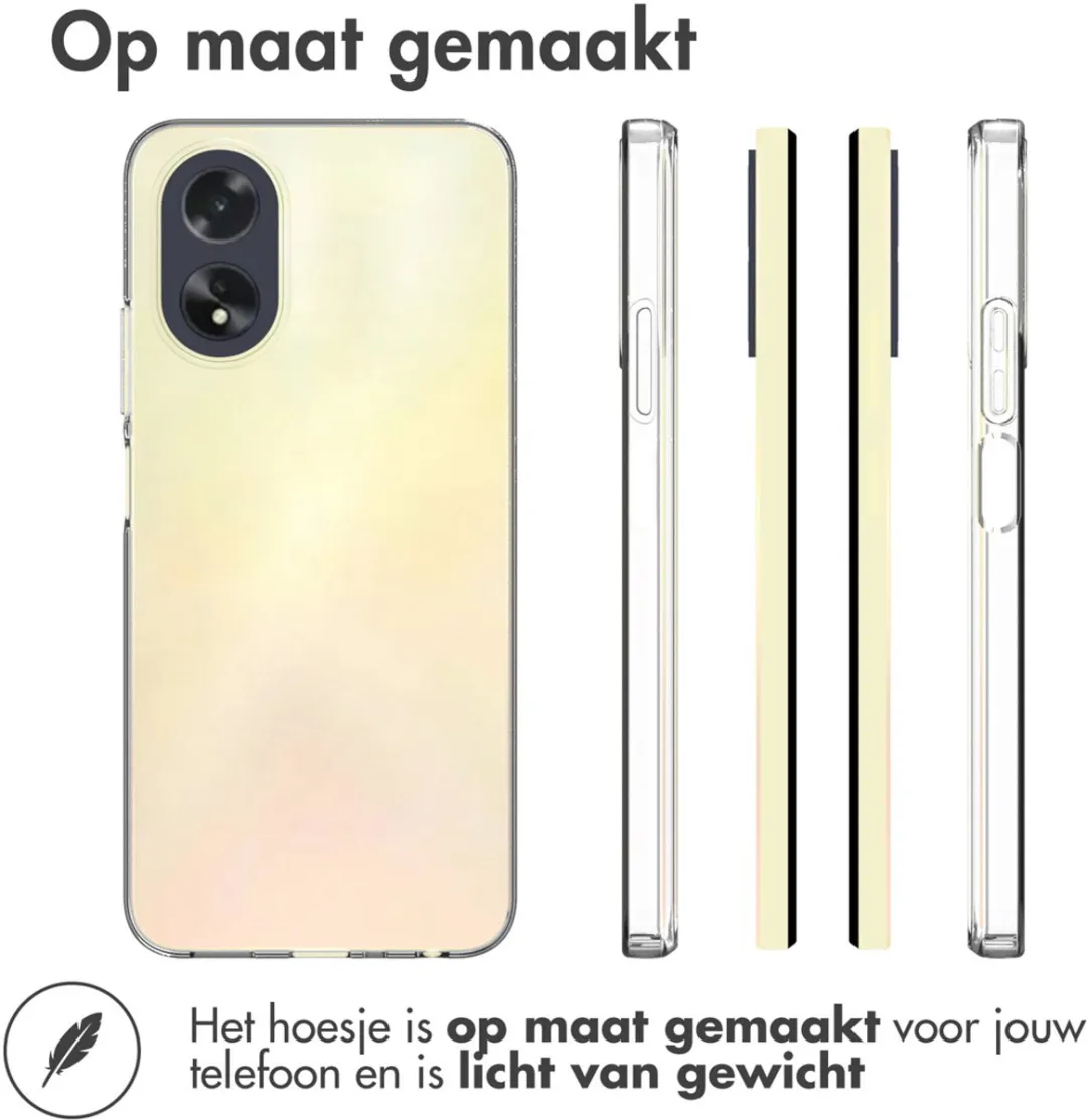Accezz Hoesje Oppo A18/A38 - Transparant