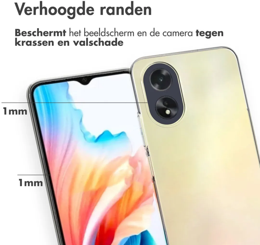 Accezz Hoesje Oppo A18/A38 - Transparant