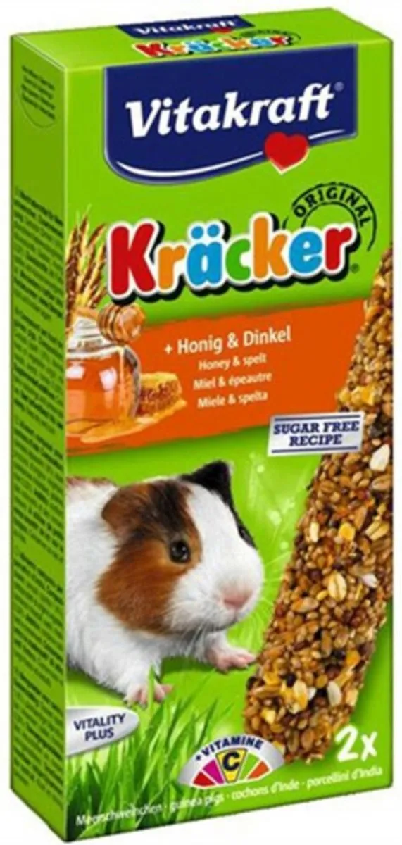 Vitakraft Cavia Kracker Honing - 2 Stuks
