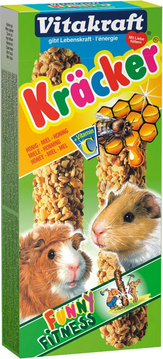 Vitakraft Cavia Kracker Honing - 2 Stuks
