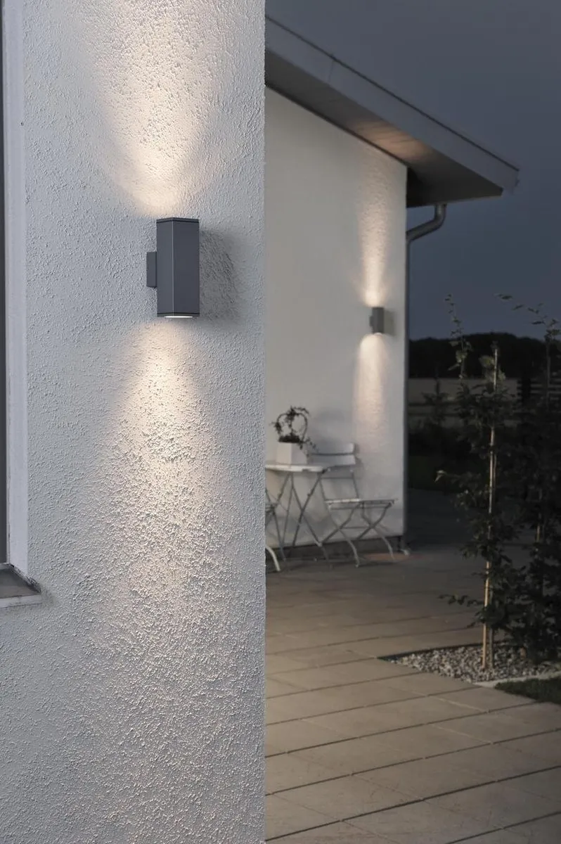Konstsmide Monza Spotlamp Buiten 2x GU10 - Antraciet - afbeelding 6 van 6