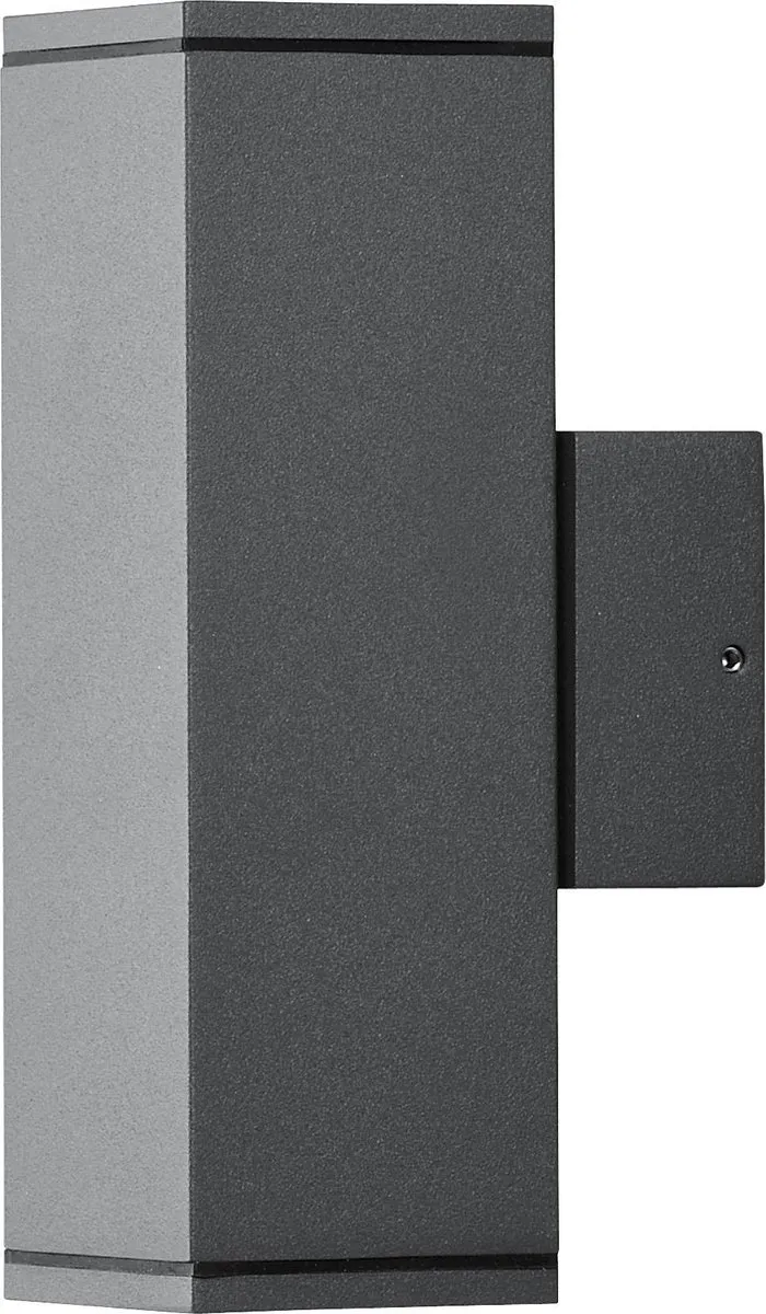 Konstsmide Monza Spotlamp Buiten - 2-lichts GU10 - IP44 - Antraciet
