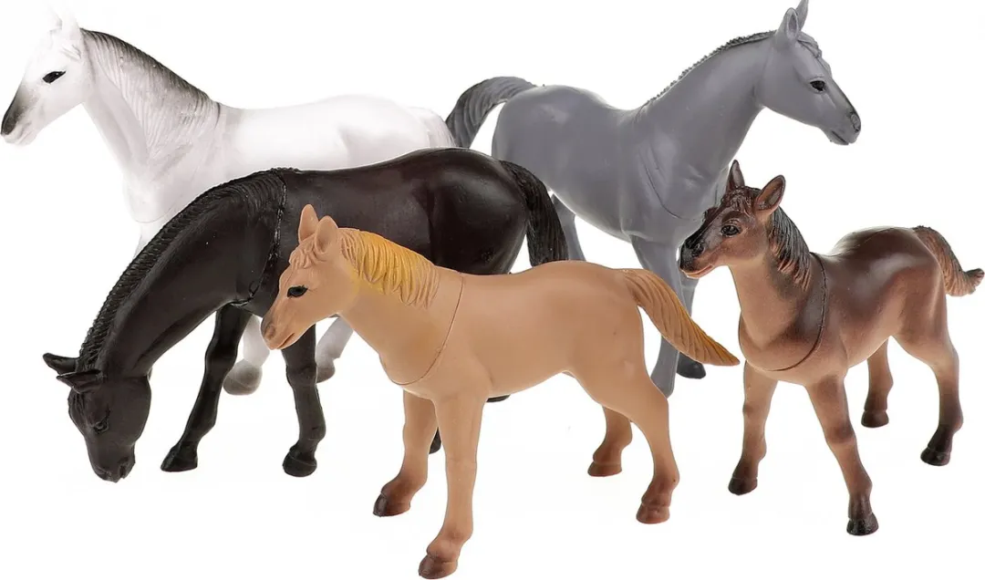 Toi-Toys Animal World Paarden Multicolor