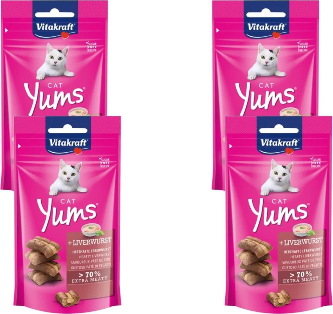 Vitakraft Cat Yums Leverworst Kattensnacks