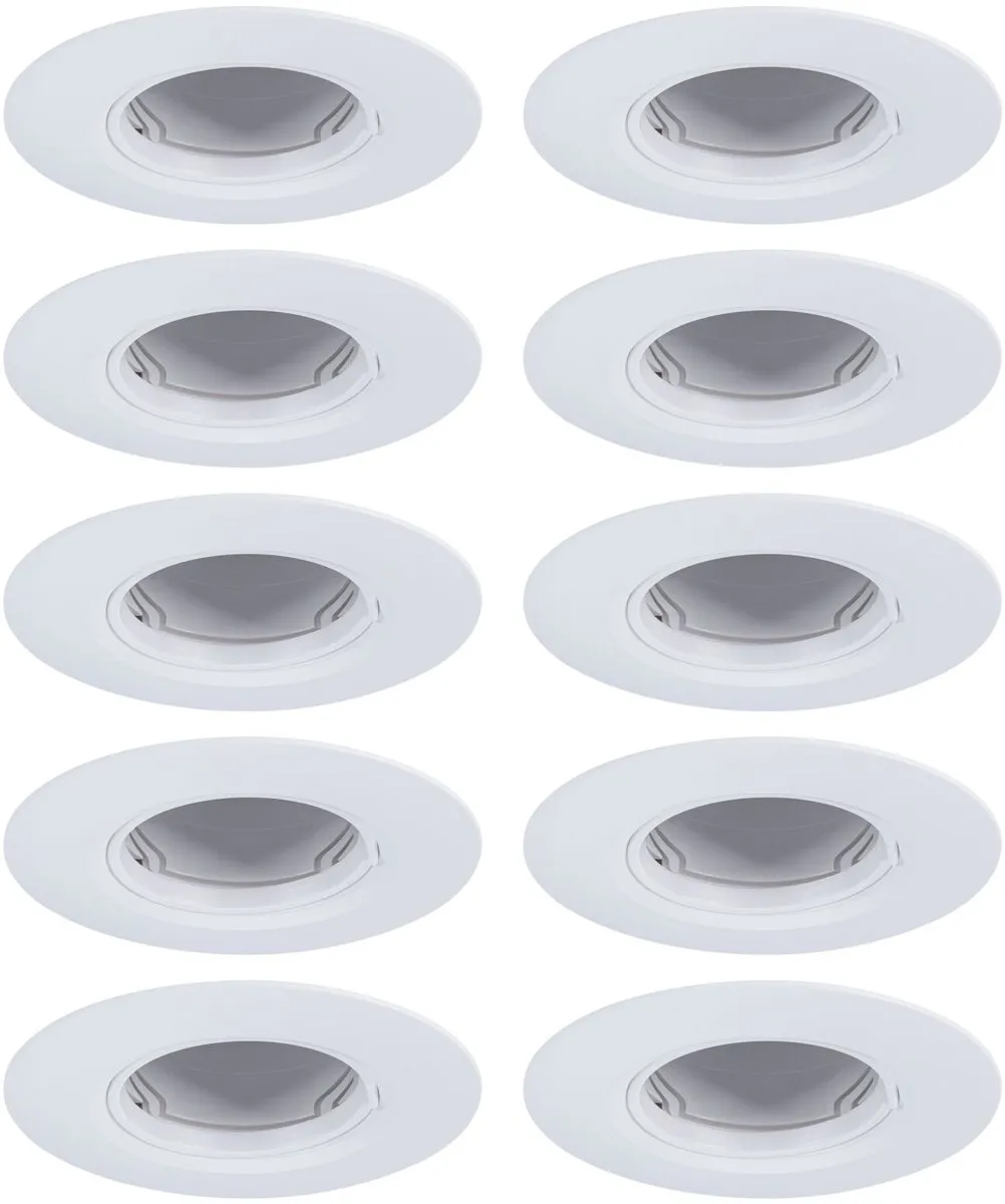 Paulmann Inbouwlamp Set 10x Star Rond 90mm GU10 Wit