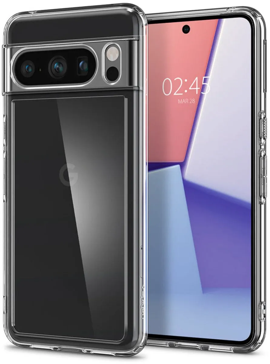 Spigen Ultra Hybrid ACS06315 Hoesje - Google Pixel 8 Pro - Transparant