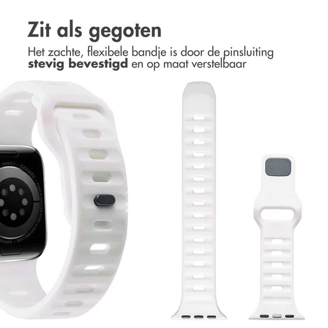 Imoshion Active Sport Siliconen Bandje Apple Watch - 44/45/46/49mm - Wit