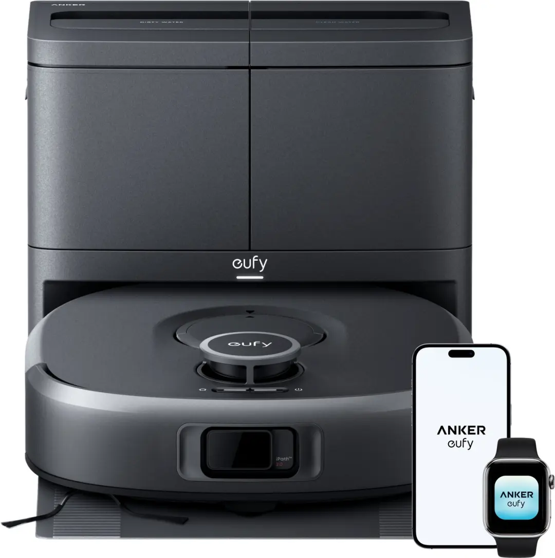 Anker eufy C30 Stofzuiger- en Dweilrobot, 35.000 Pa Zuigkracht AeroTurbo™ mult