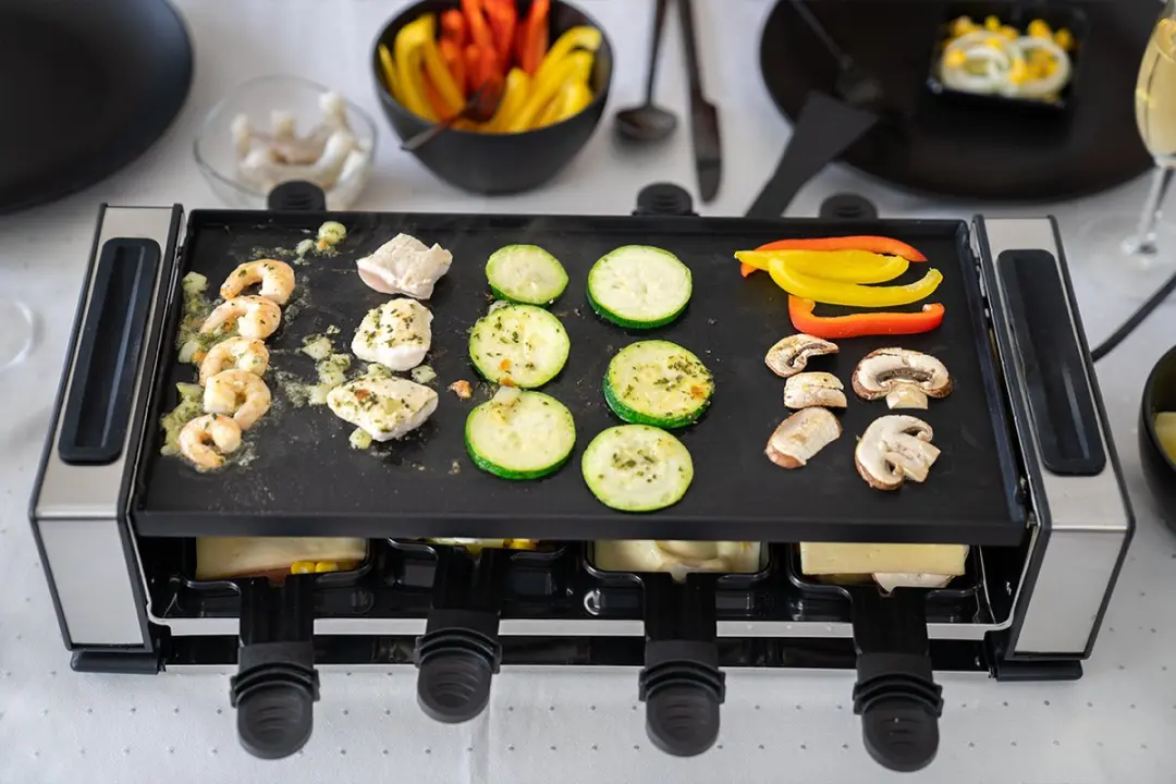 Unold 48730 Raclette Finesse Basic Gourmetstel - 1200W - afbeelding 2 van 6
