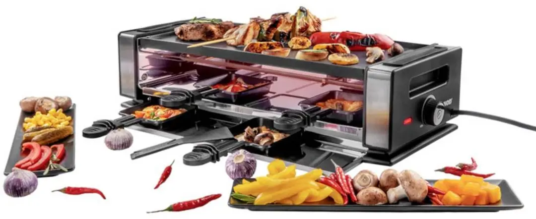 Unold 48730 Raclette Finesse Basic Gourmetstel - 1200W - afbeelding 6 van 6