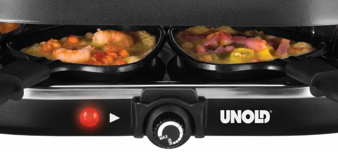 Unold 48795 Raclette Gourmetstel - 1200W - Zwart - afbeelding 3 van 6