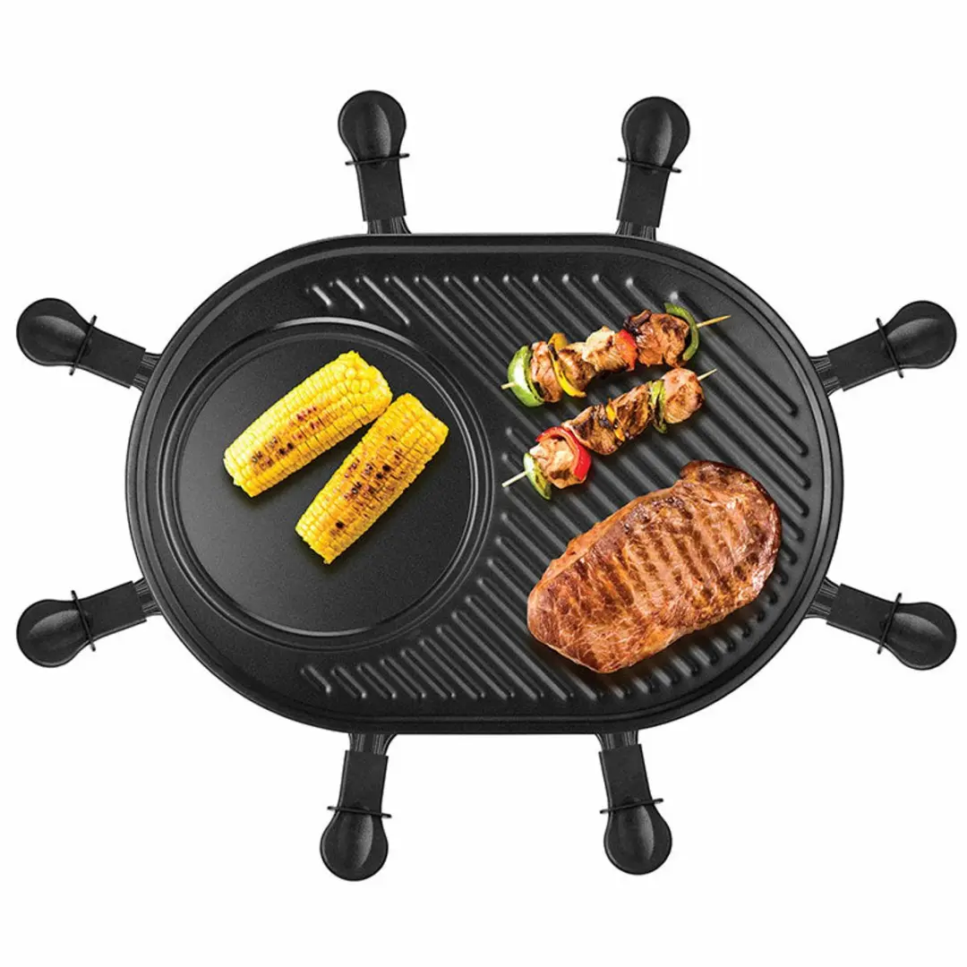 Unold 48795 Raclette Gourmetstel - 1200W - Zwart - afbeelding 5 van 6