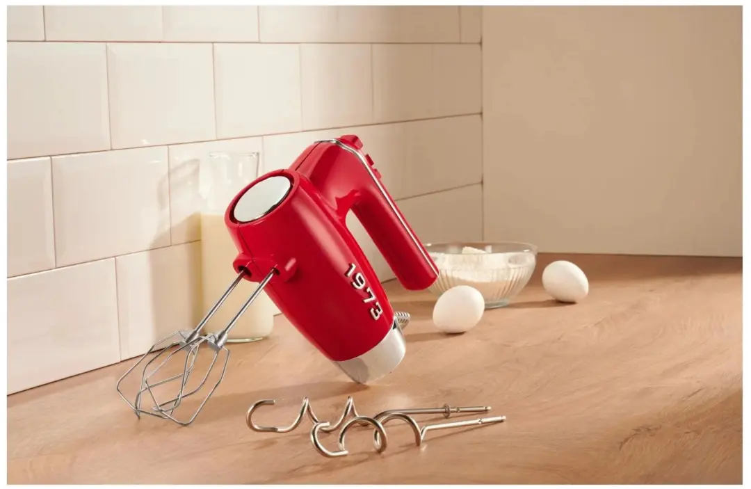 Silvercrest Retro Handmixer SHM 400 H1 - 400W - Rood - afbeelding 4 van 6