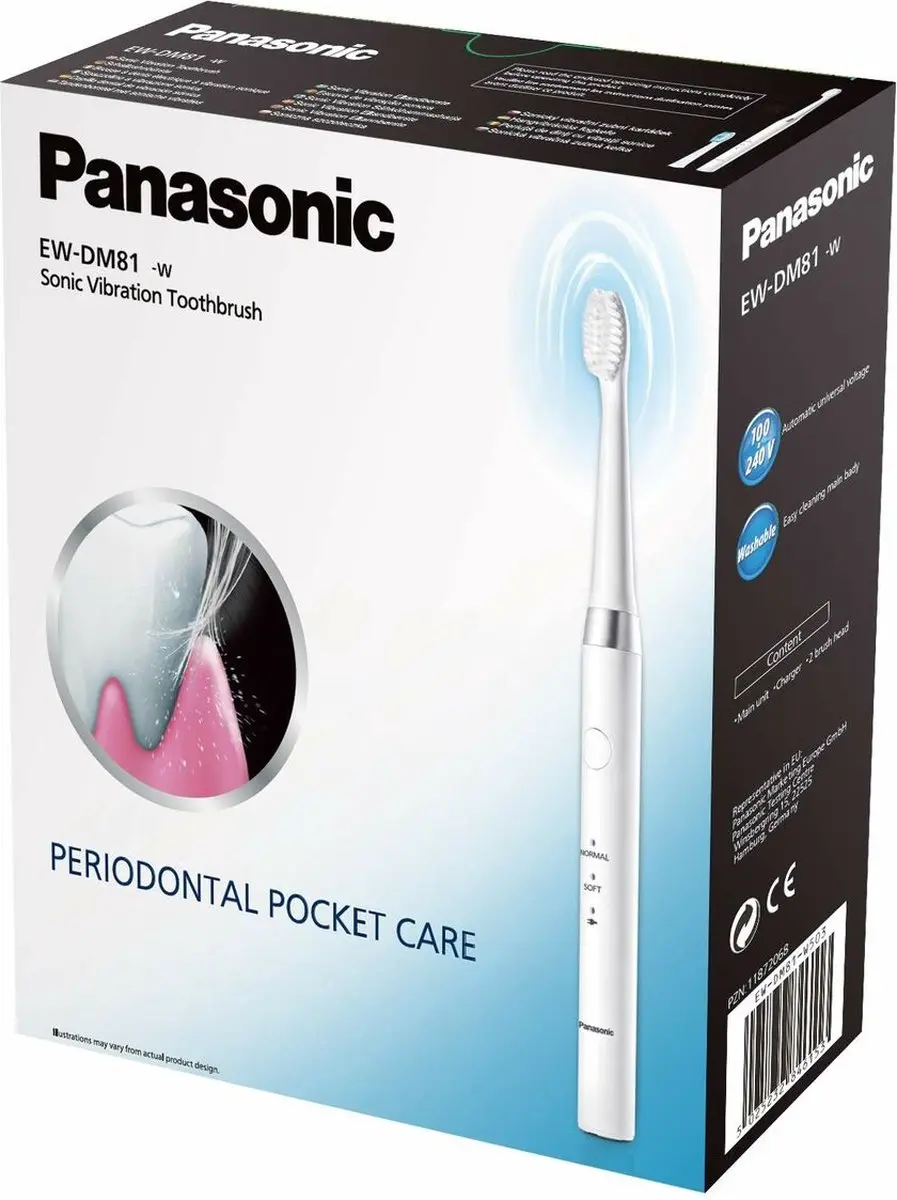 Panasonic EW-DM81-W503 Elektrische Tandenborstel - Wit - afbeelding 3 van 6