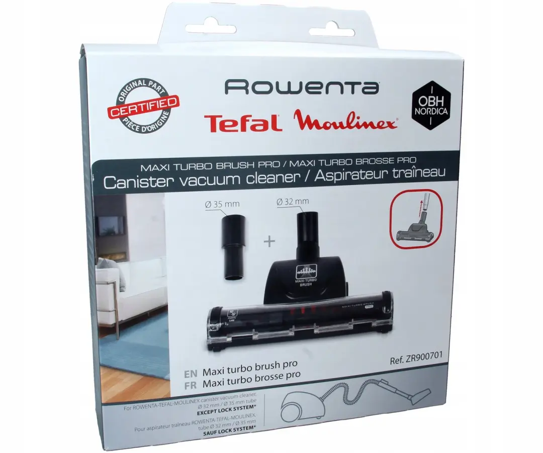 Rowenta Turbo Brush Pro ZR900701 Turbosproeier voor Tapijt & Vloeren