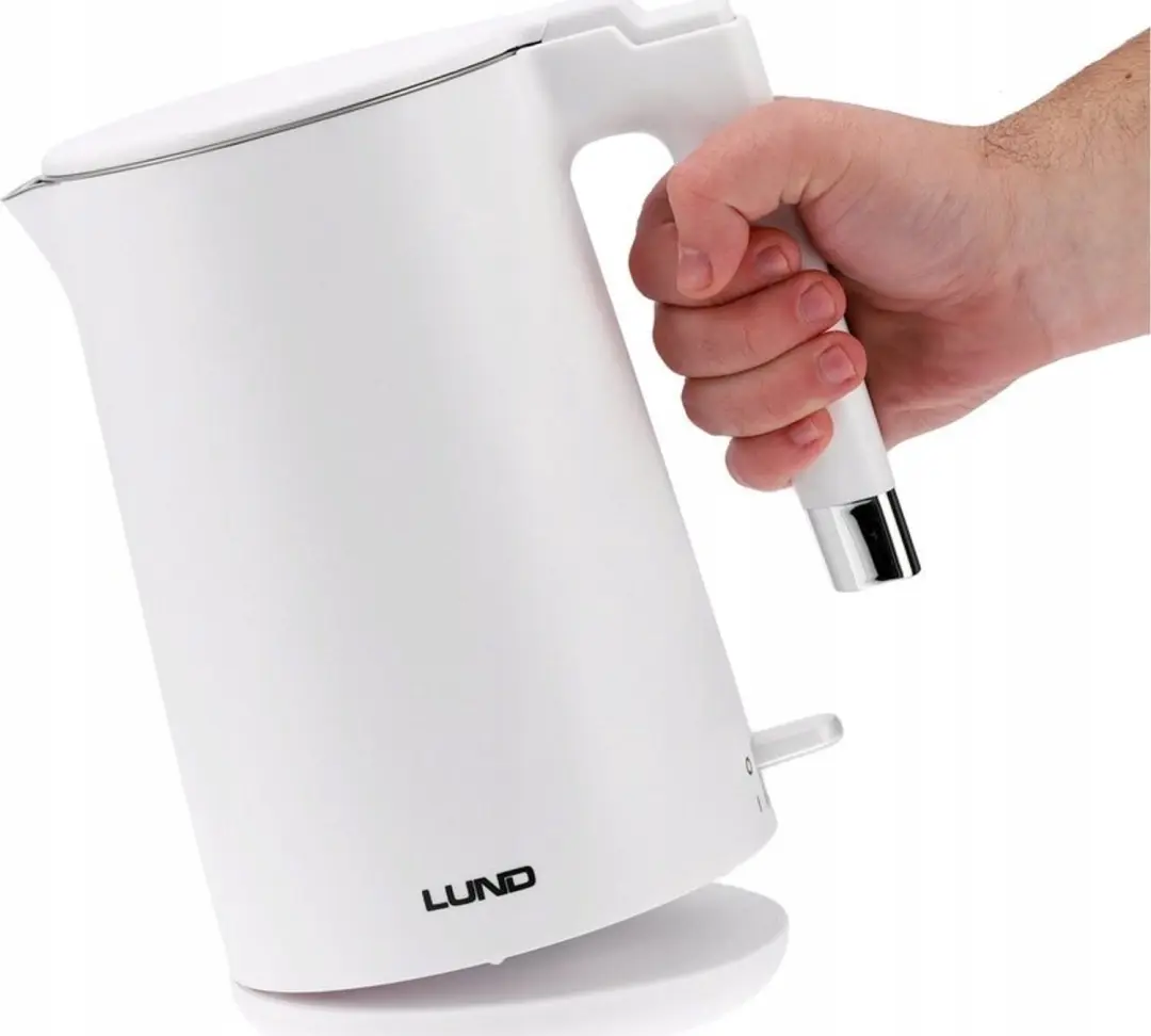 Toya Lund Cool Touch 68207 Waterkoker - 1,5L - Wit - afbeelding 5 van 6