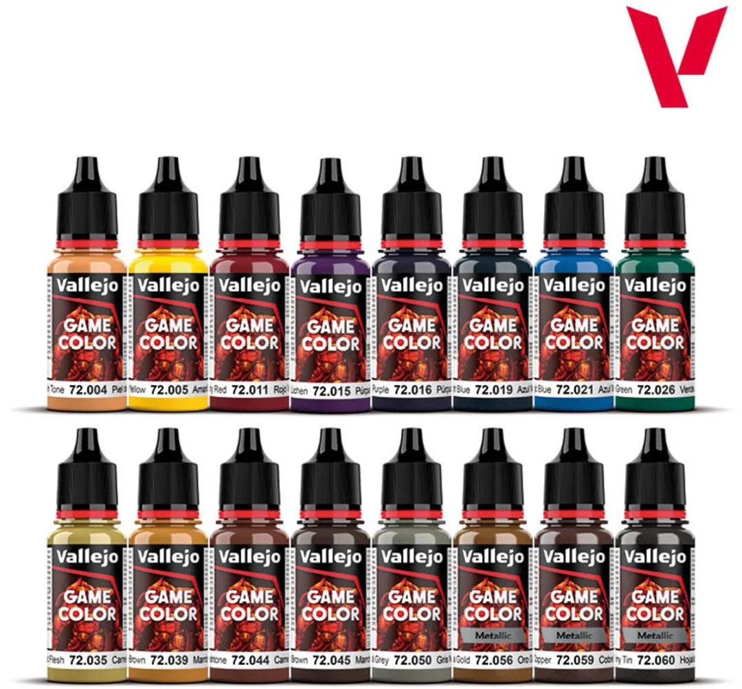 Vallejo Game Color Acrylverfset 16x17ml - Multi